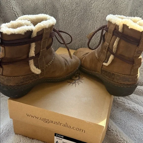 UGG Shearling Ankle Boots - Picture 8 of 8